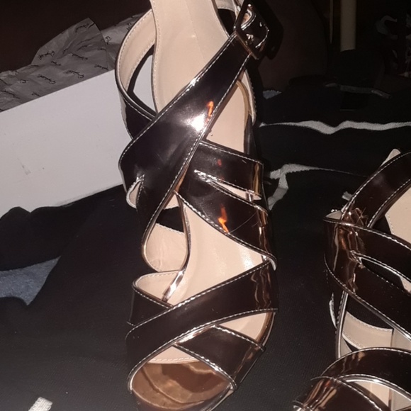New Platform heels - Rose Gold Shiny - Picture 4 of 8